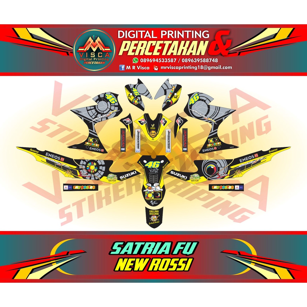 Decal stiker satria fu barong fullbody - decal satria fu decal suzuki satria fu barong fullbody - De