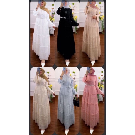 GAMIS BROKAT SOIRA kode 112