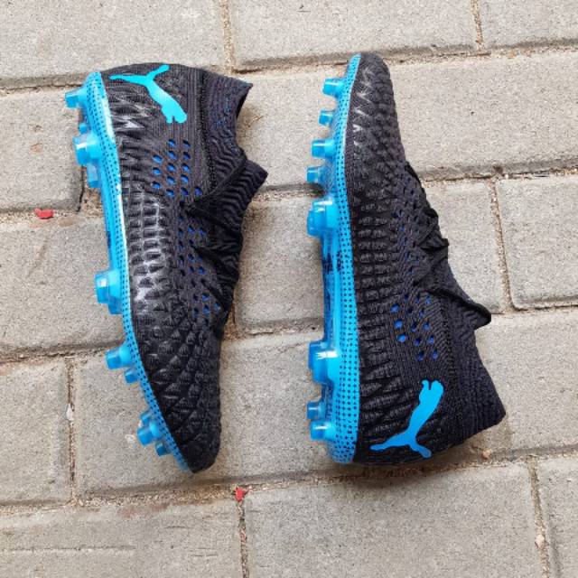 Sepatu Bola Puma Future netfit 19.1 Black Blue