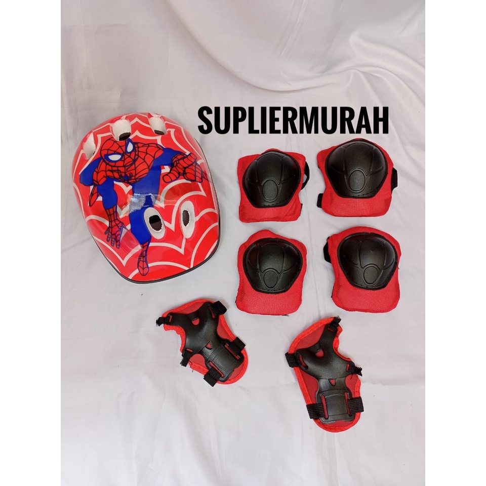 set helm deker anak dan dewasa helm dan pelindung