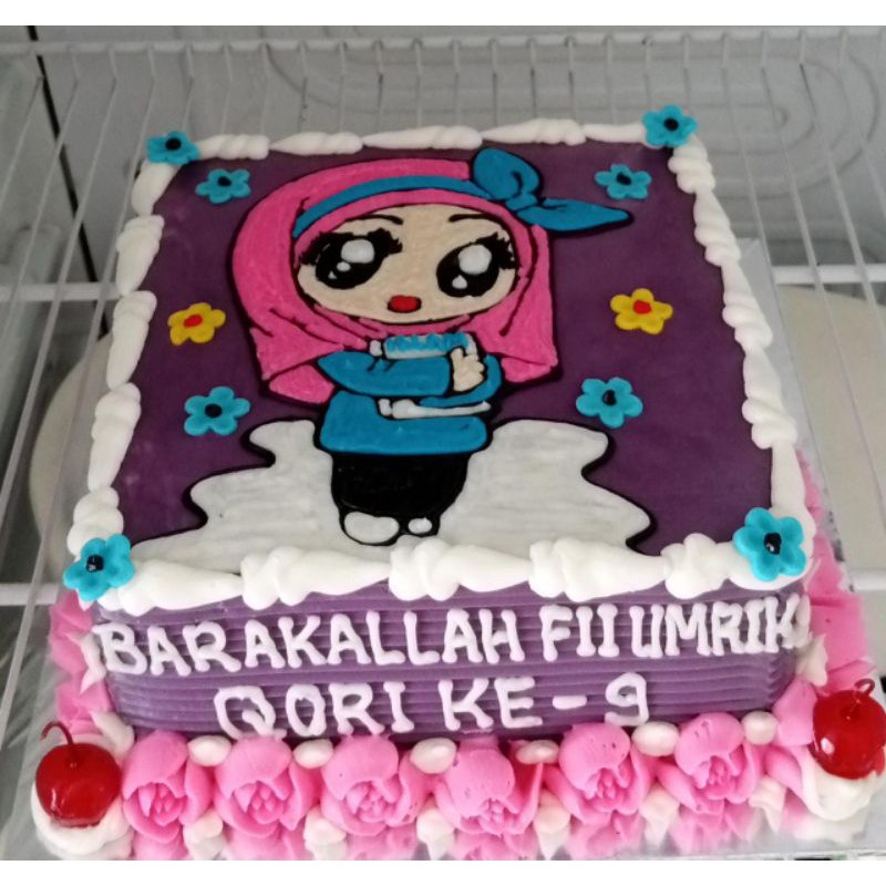 

Kue ulang tahun karakter (Blackforestcake)