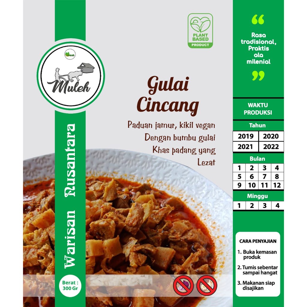 

Gulai Cincang vegan 425gr