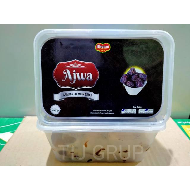 

Ajwa kurma ajwa buah kurma nabi 500gr anti sihir biidznillaah