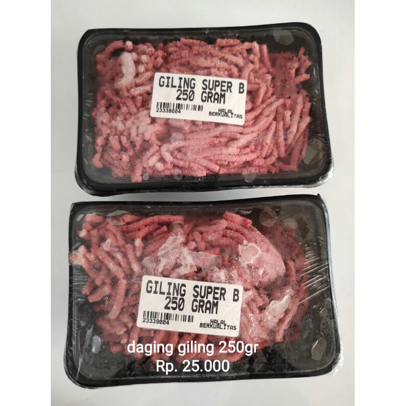 

daging giling super B250 gr