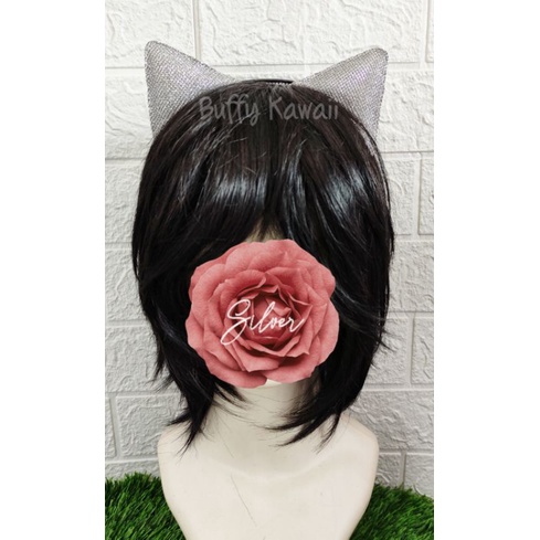 Bando kucing cat nekomimi pita sparkling fancy party birthday halloween christmast