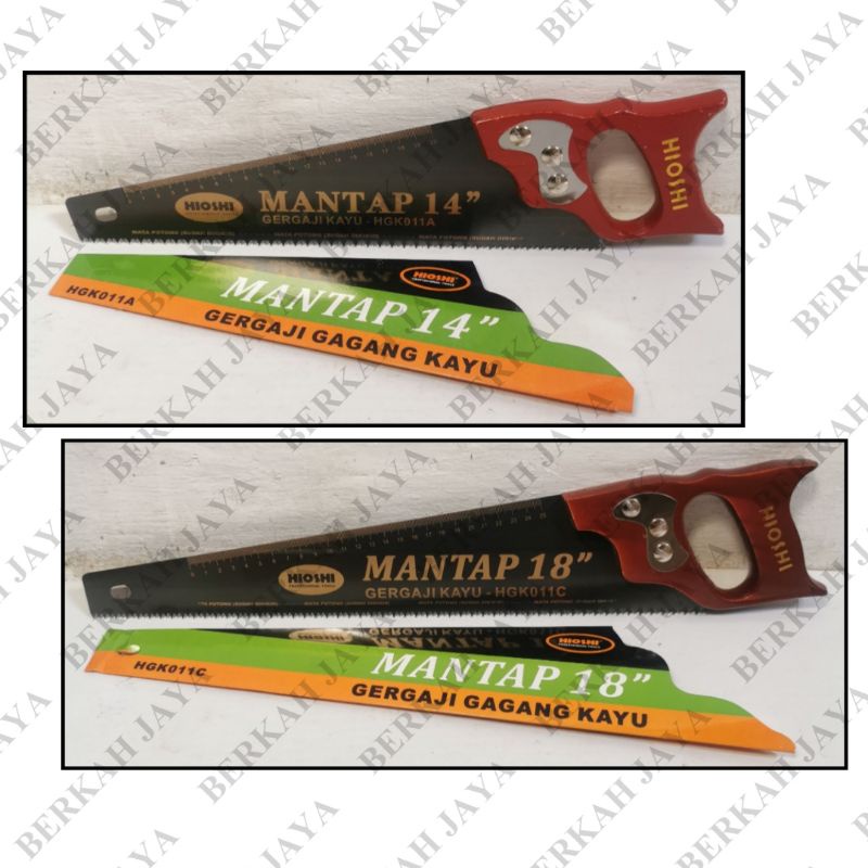 Jual Gergaji Kayu Hioshi Mantap Inch Dan Inch Gg Kayu Graji Tangan Gorok Hand Saw