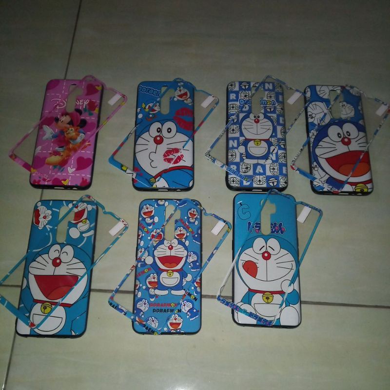 case plus tg oppo a5 2020/a9 2020 doraemon