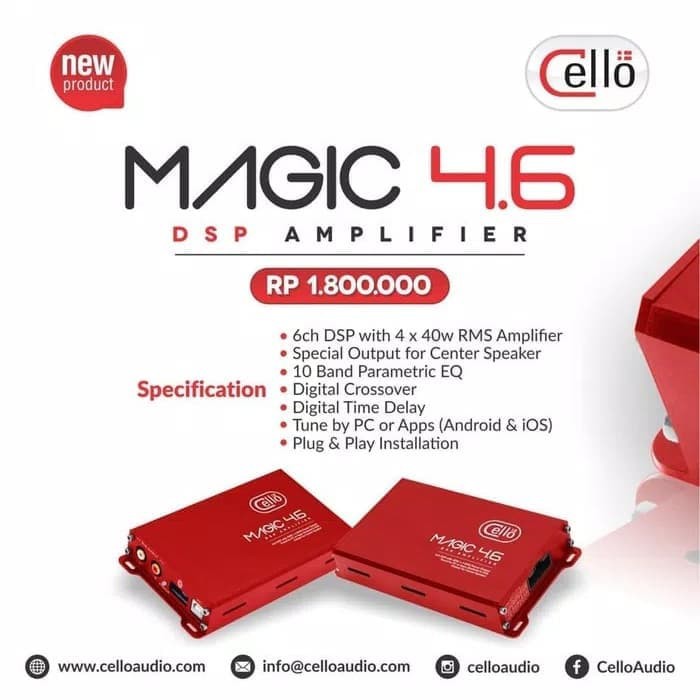 cello magic 4.6 dsp power