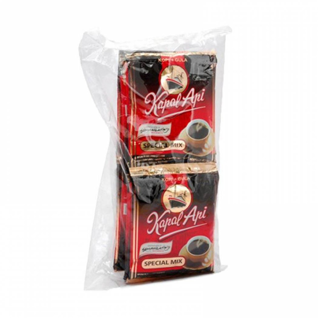 [DEASTORE] KOPI KAPAL API MIX KOPI + GULA SACHET RENCENGAN 25 GR x 10 PCS