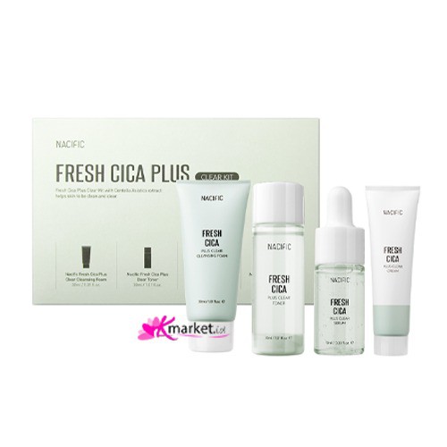 NACIFIC Fresh Cica Plus Clear KIT (4 Items)