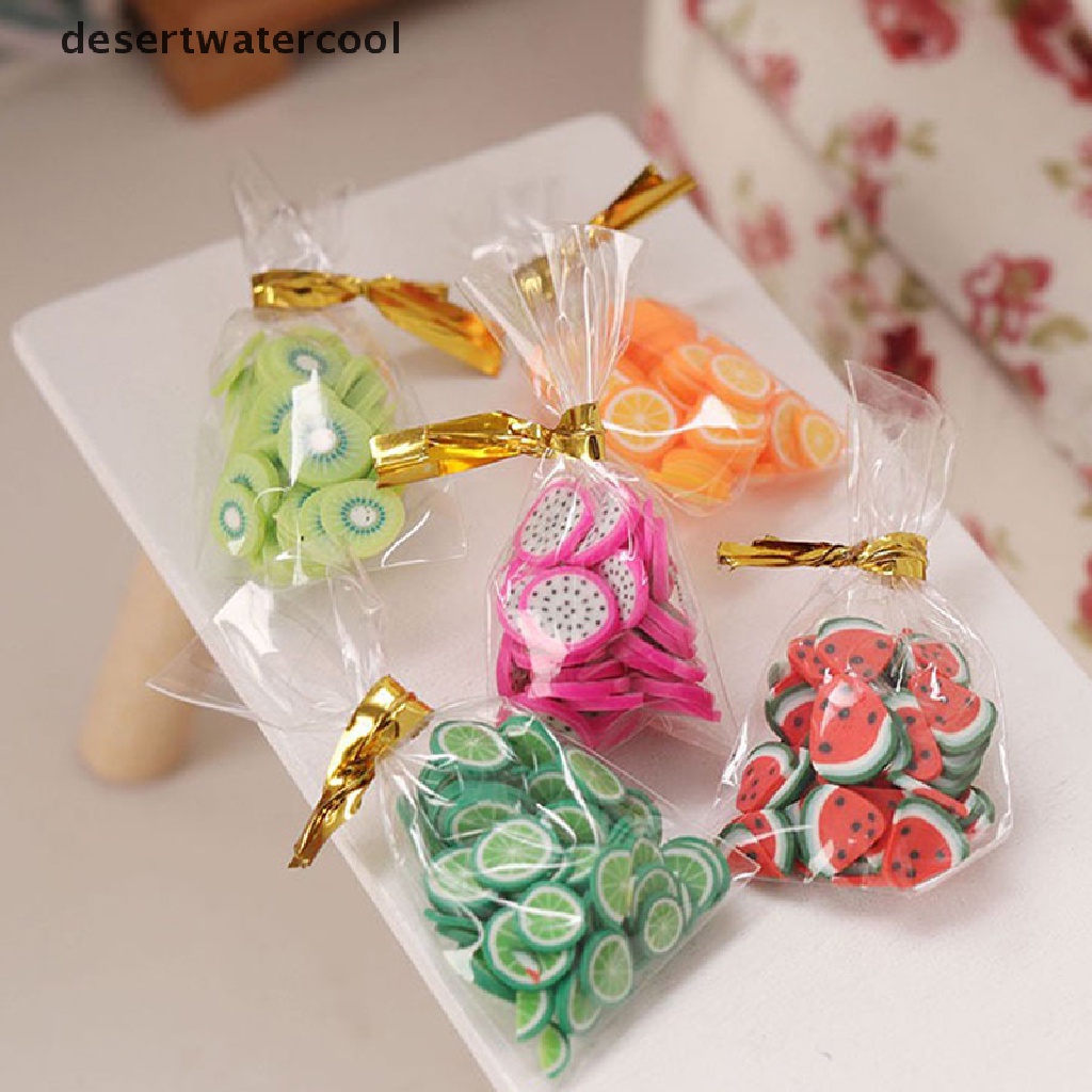 Deid 1 Kantong Mainan Miniatur Permen / Buah / Snack Skala 1: 12 Untuk Dekorasi Rumah Boneka Ob11