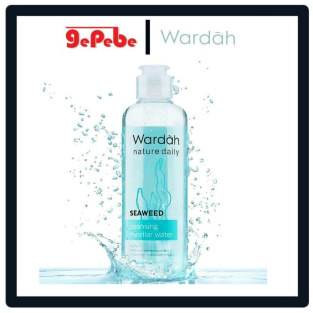 Wardah Nature Daily Seaweed Cleansing Micellar Water 100ml &amp; 240ml