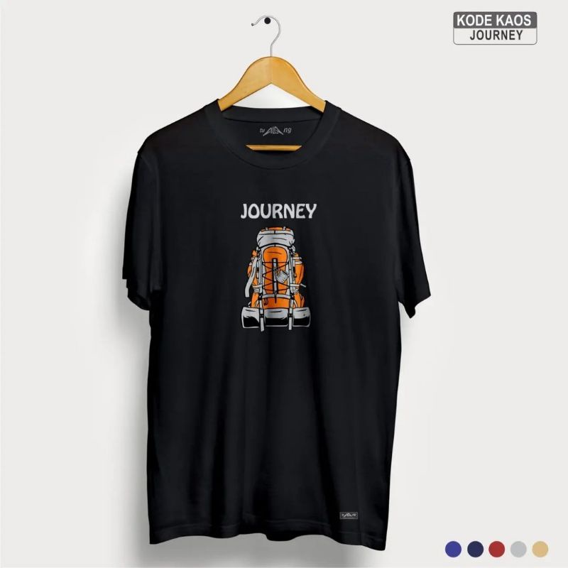 Kaos Gunung - Journey / Kaos Outdoor/Kaos Pria/Kaos Wanita/Kaos Pendaki