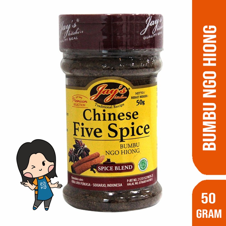

Jay's Chinese Five Spice 50 Gram / Bumbu Ngo Hiong / Jay's Kitchen