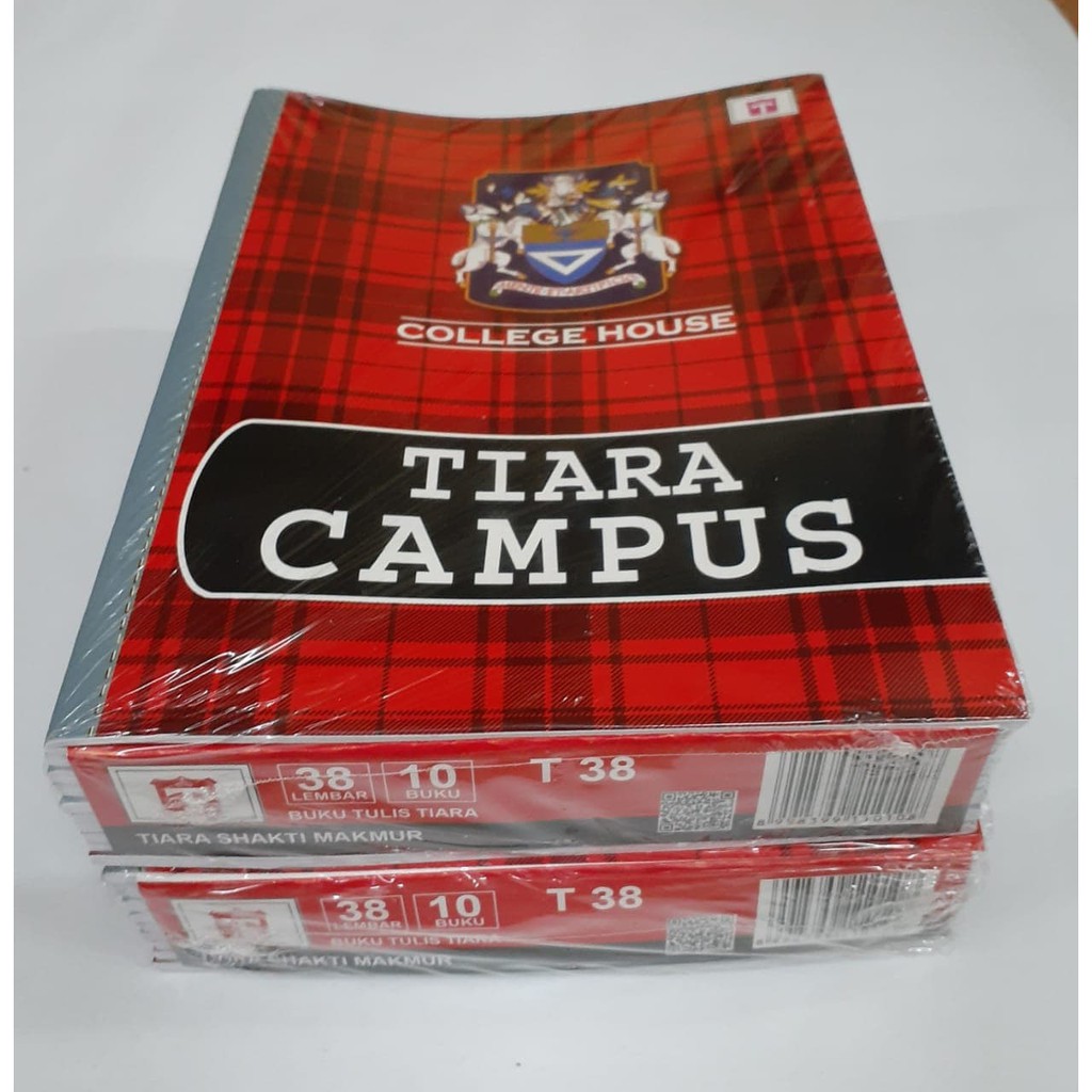 

BUKU TULIS TIARA UKURAN KWARTO 38 LEMBAR ISI 10 BUKU