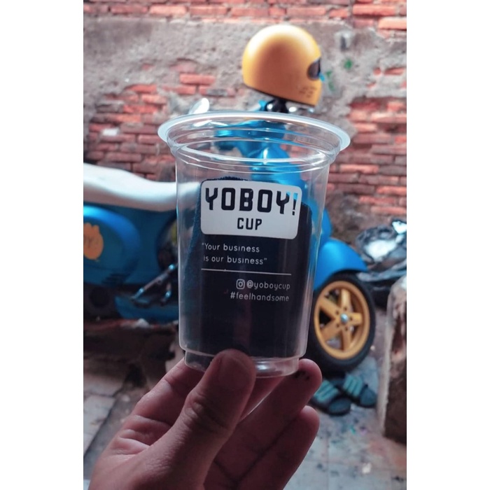Sablon Gelas Plastik Riau