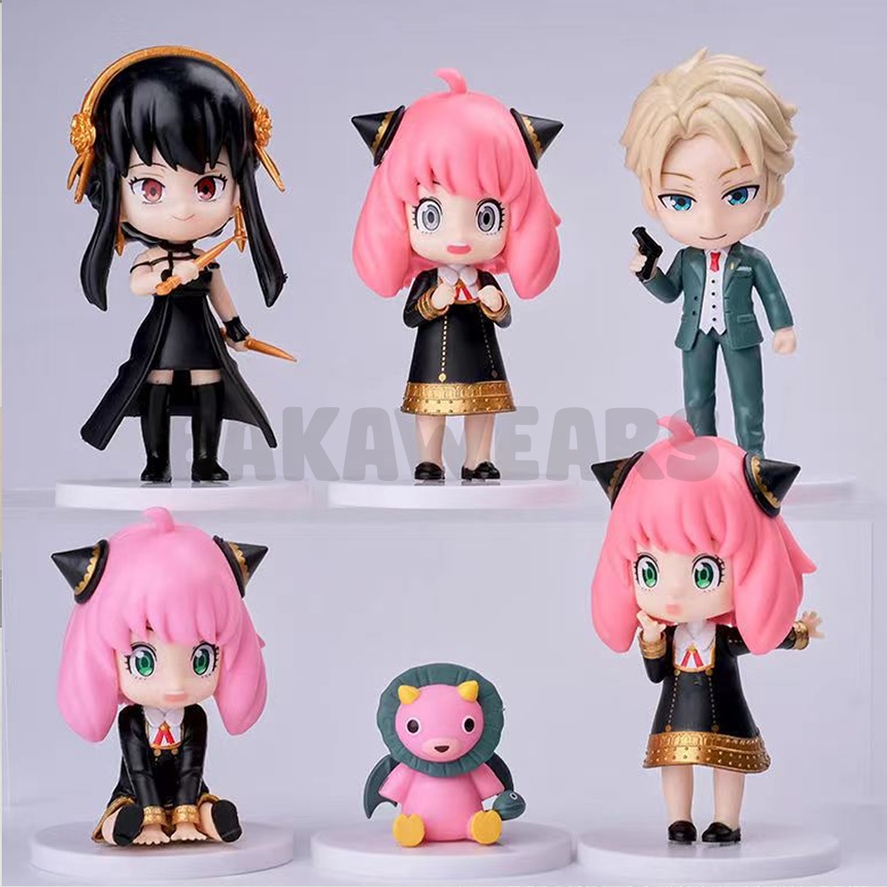 Action Figure Spy X Family: Q Posket Chibi Version - Anya, Loid, Yor, Chimera