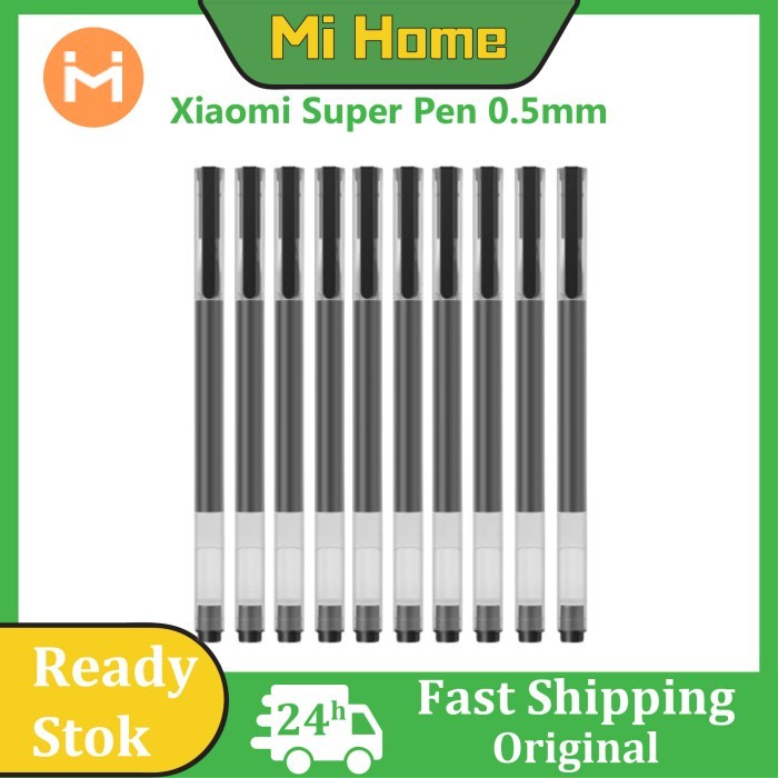 

Aman Mijia Jumbo Gel Pen 0.5Mm 10 Pack Mi High Capacity Gel Pen Hitam 0.5M Terlaris