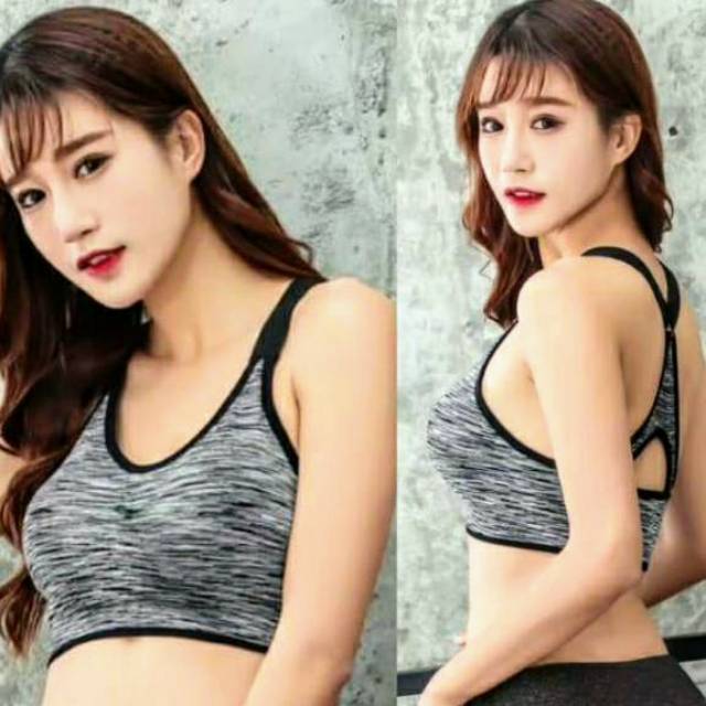 Kinarastorez - Bra sport olahraga senam atasan gym fitness wanita 689