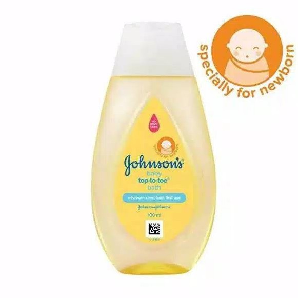 johnson's top to toe baby wash&amp; top to toe hair &amp; body baby bath 200ml &amp; 100ml