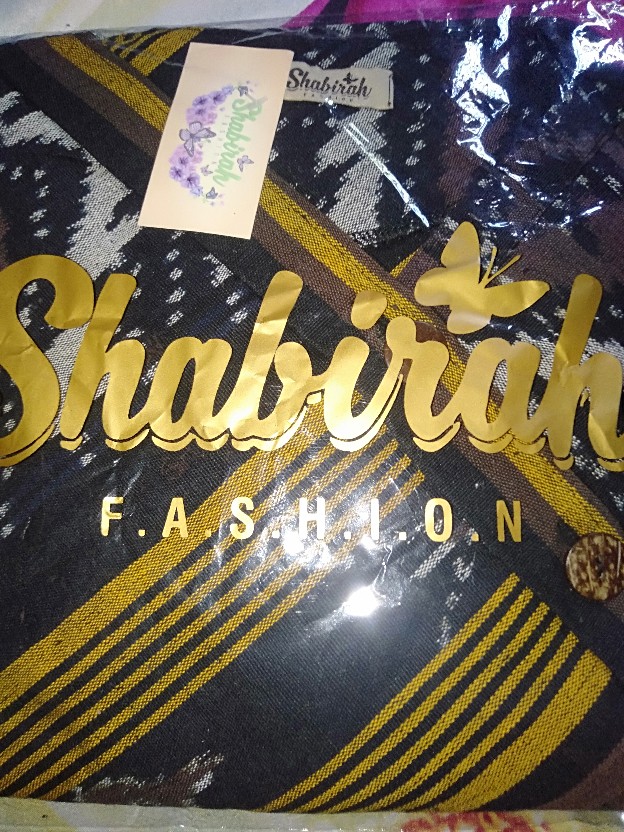 Ms Bisa Cod - Salwa Long Tunik Batik Tenun Troso / Atasan Batik Blanket Jepara / Lurik Handmade