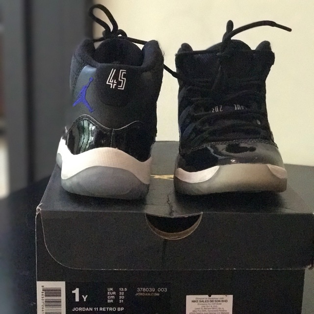 Preloved Nike Air Jordan 11 Retro BP Kids Sneaker Sport Shoes Original 100% With Box Basketball