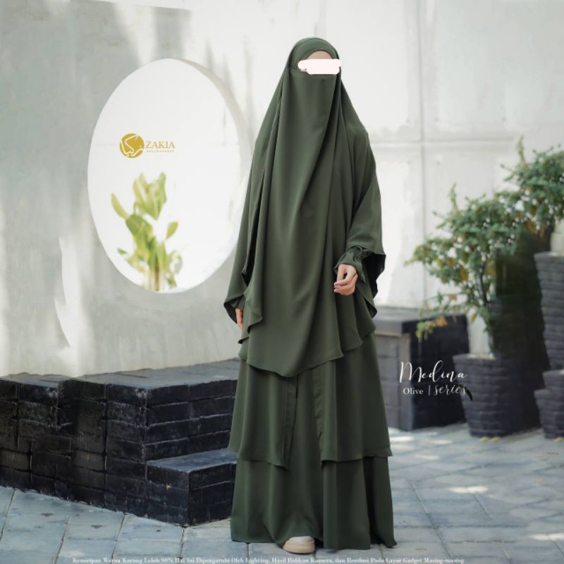 Madina Reborn Set Gamis Syari FK By Zakia marzan Anti UV