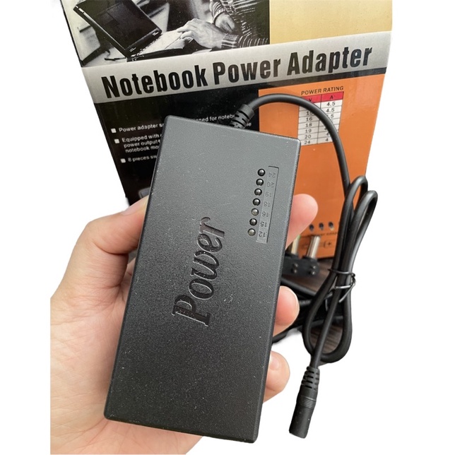 NOTEBOOK POWER ADAPTER ADAPTOR LAPTOP / MULTIFUNGSI 12-24 volt 8 JENIS KONEKTOR