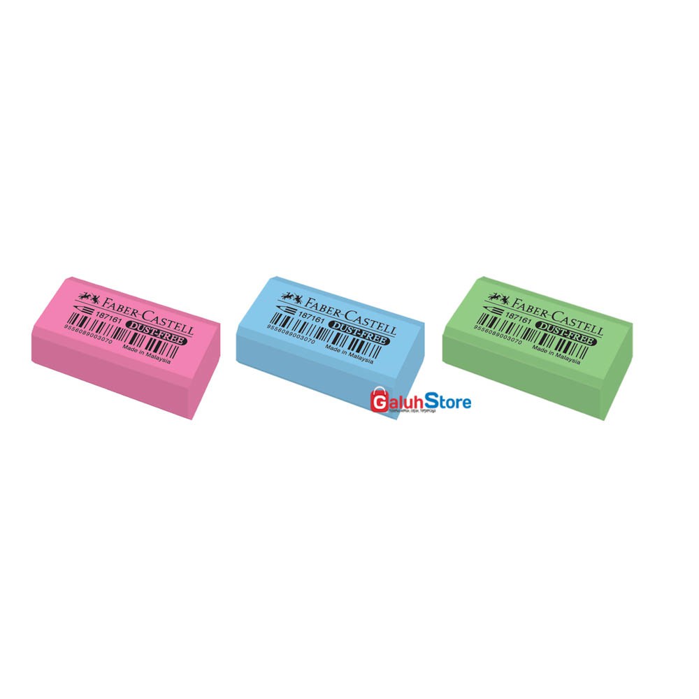 

Faber Castell Penghapus Colour Eraser-Biru-Pink-Hijau