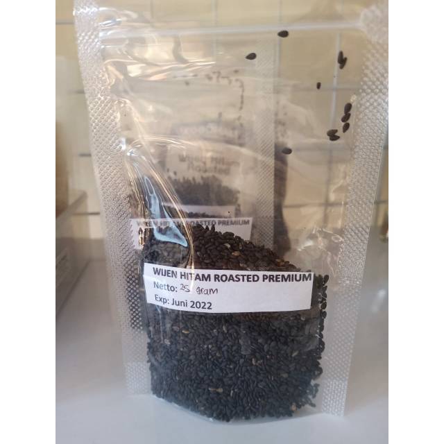 

Black sesame roasted 25gr/ wijen hitam sangrai