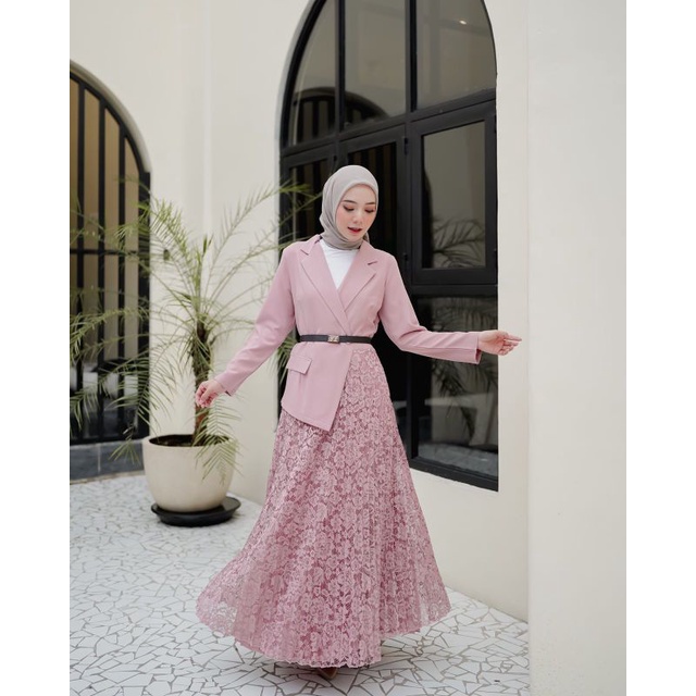 Gisselle Dress ( sudah plus belt)