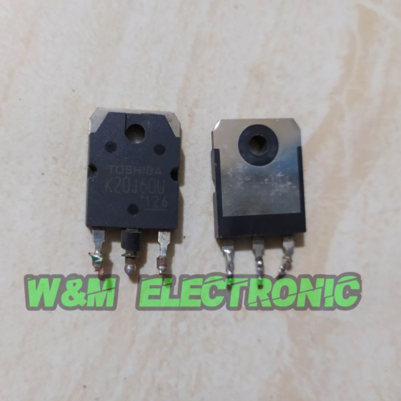 Mosfet K20J60U Original Persamaan Mosfet 20N60