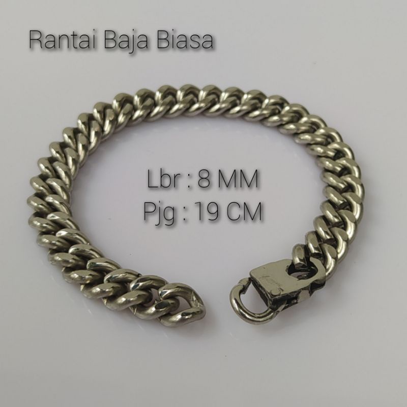 Gelang Rantai Baja Original Kuat Tahan Karat