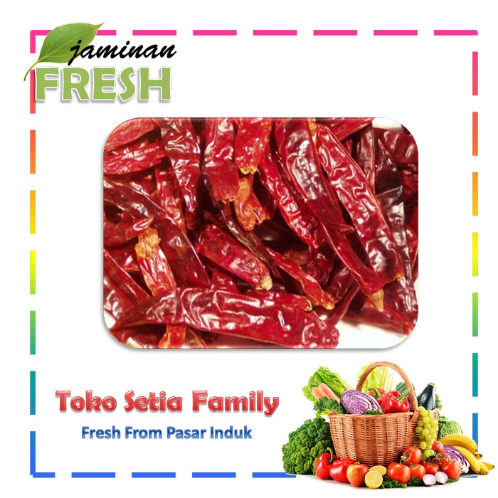 

Marhies - Cabe Merah Kering Teja Pedas 1Kg