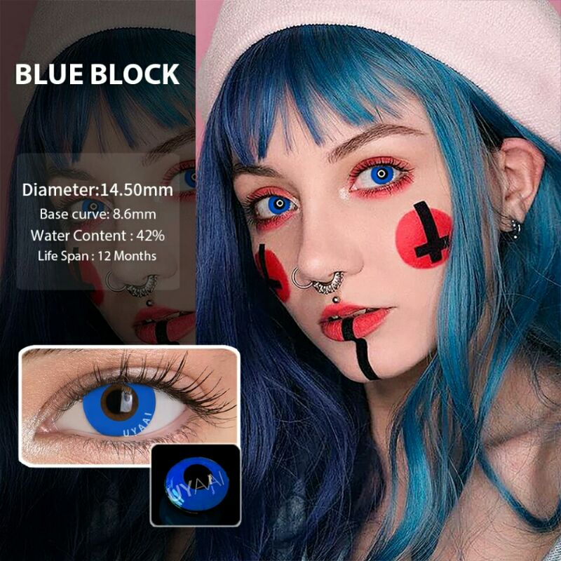 SOFTLENS COSPLAY CRAZY LENS VAMPIRE ZOMBIE HALLOWEEN 1