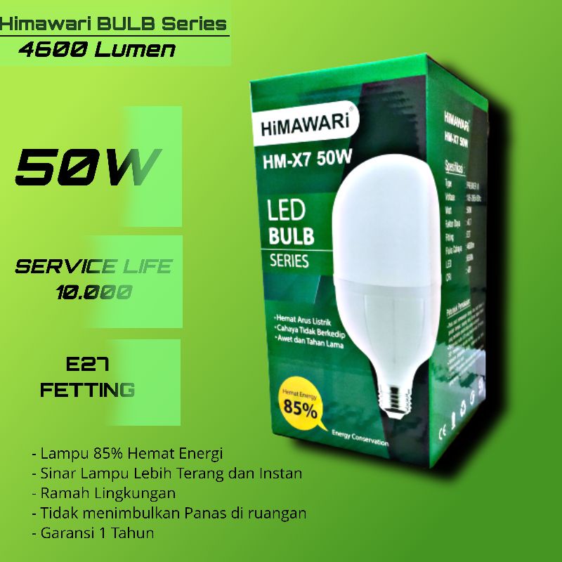 Jual Bohlam Led W Putih Himawari Capsule Led Bulb Lampu Led Watt