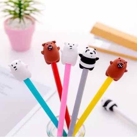 Pena karakter BTS Pena Karaker Stationery Alat Tulis Pulpen Karakter Cartoon Murah