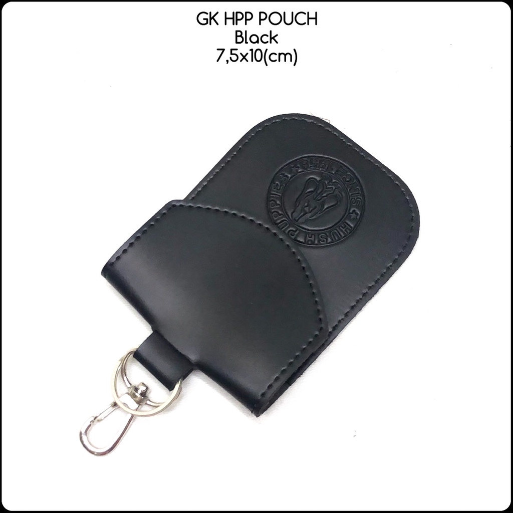 gantungan kunci hushpuppies pouch PU premium dompet stnk murah