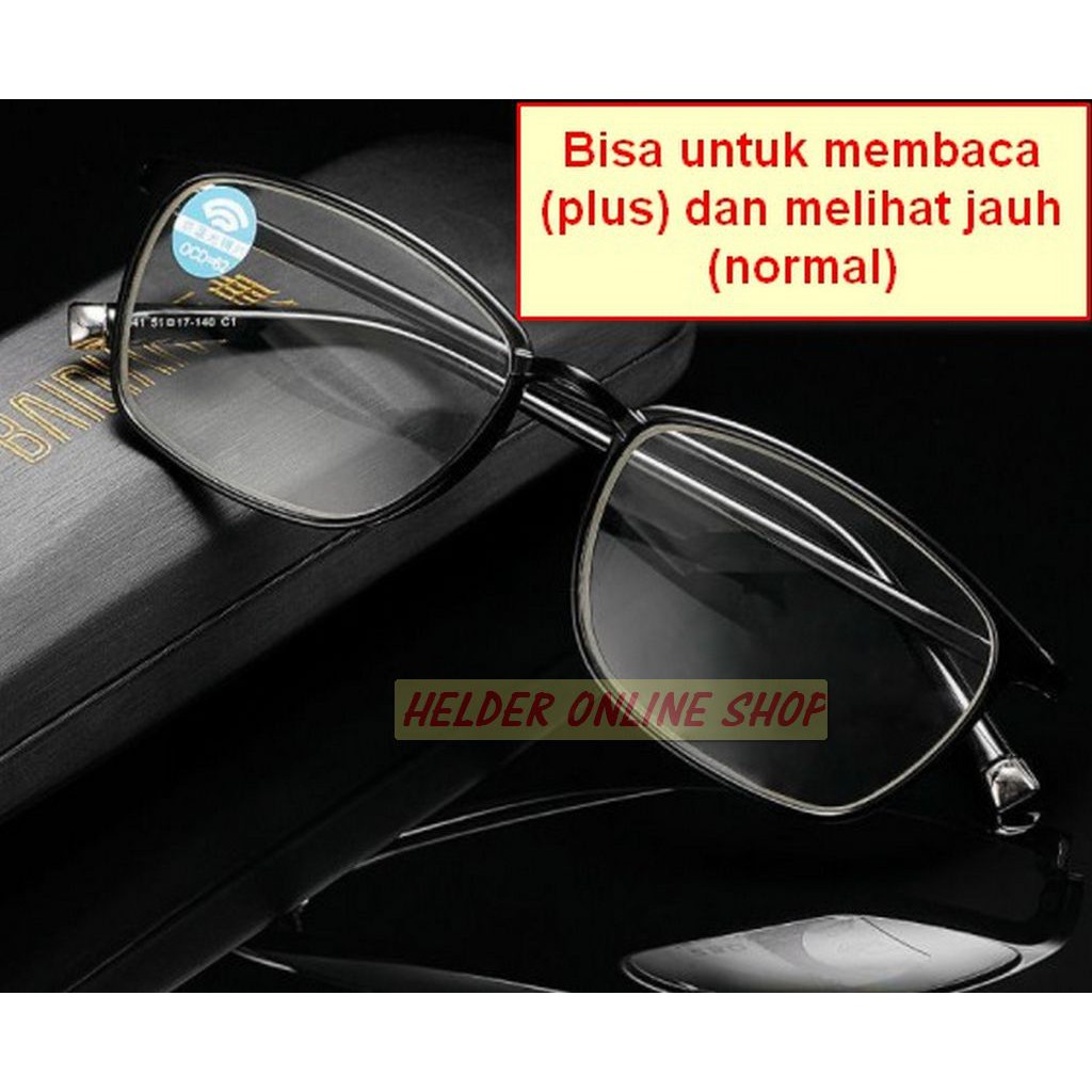 kacamata plus bifocal jauh dekat
