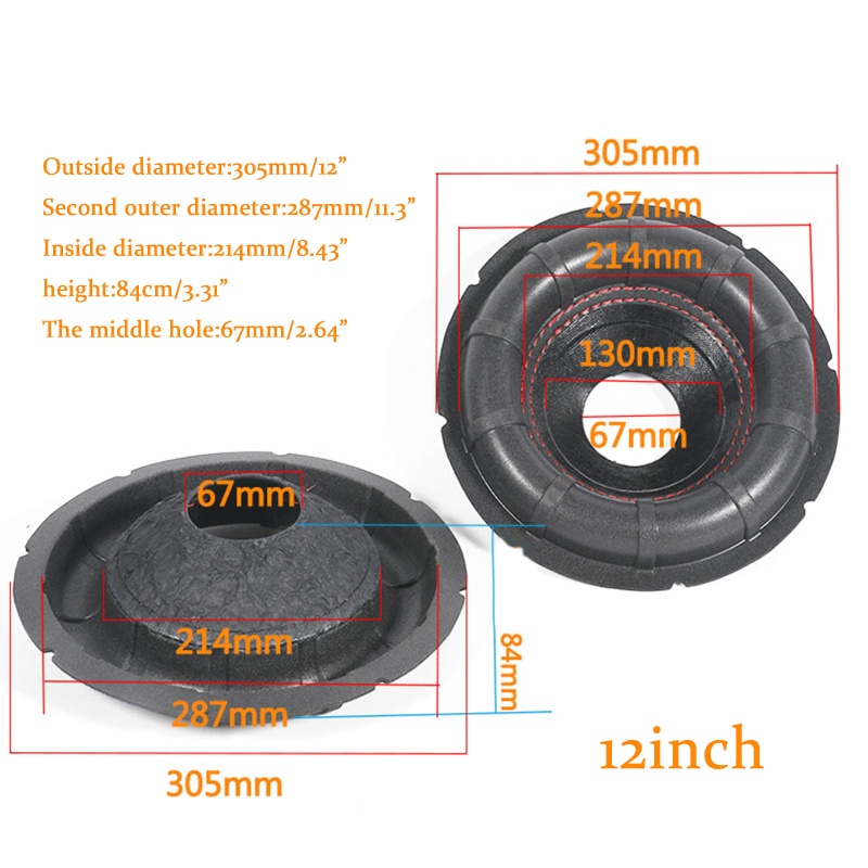 Vivi Speaker Subwoofer Bentuk Kerucut Bahan Kertas Untuk Mobil