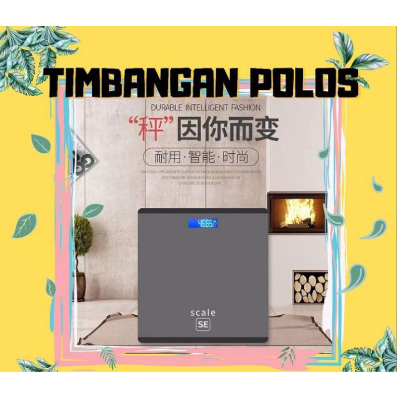 Timbangan digital badan polos
