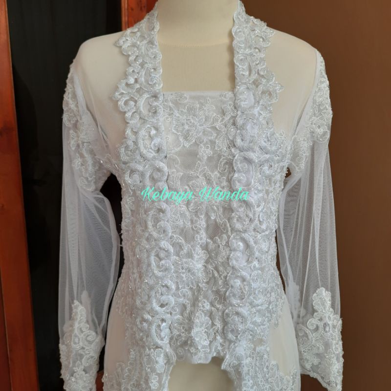 (READY) Kebaya Akad Kutu Baru / Kebaya Pengantin / Kebaya Akad Pengantin Full Payet