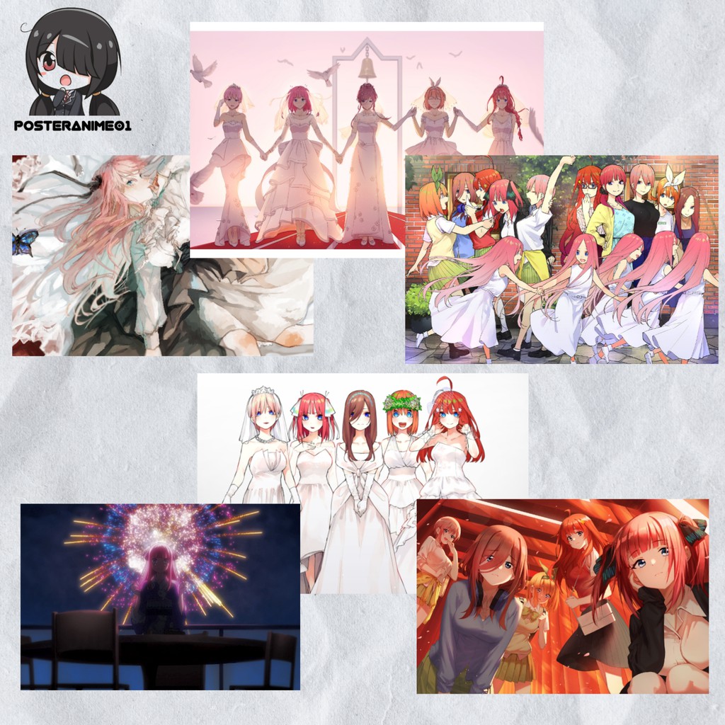 Poster Anime Gotoubun no Hanayome #4 | Poster Gotoubun no Hanayome  | The Quintessential Quintuplets