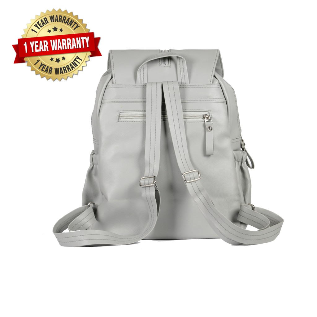 TAS RANSEL WANITA, TAS BACKPACK WANITA, TAS RANSEL MINI BAG - WARNA ABU