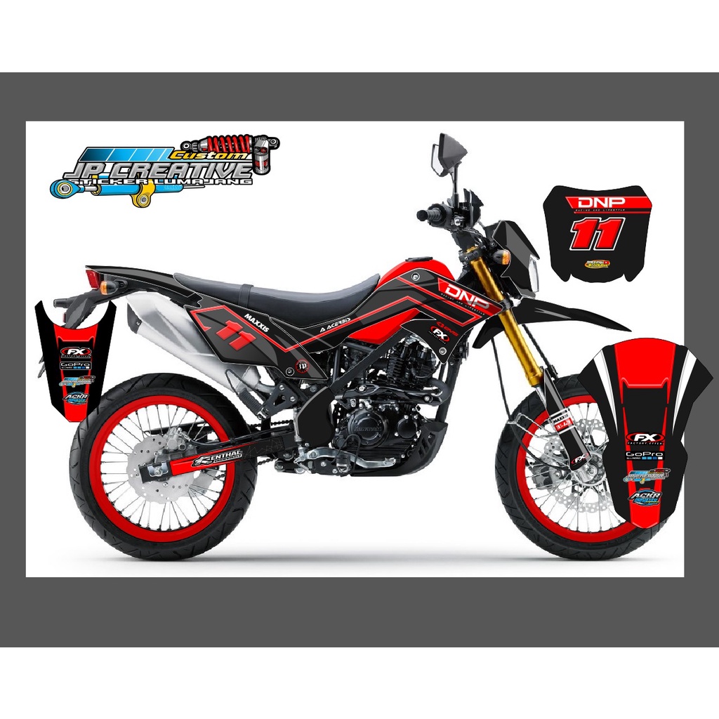 Sticker Motor CRF / Striping Decal CRF