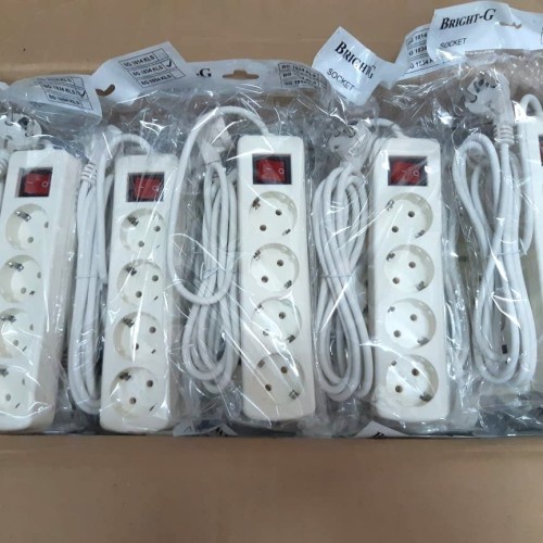 Stop Kontak Bright-G /Terminal Bright G 3 LUBANG 4 LUBANG