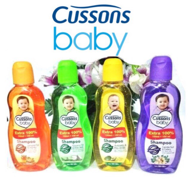 Cussons Baby Shampoo Candle Nut Celery 100ml+100ml - Sampo Bayi