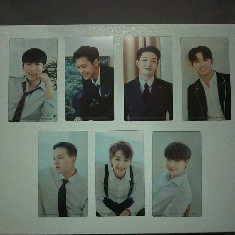 BTOB TRANSPARENT CLEAR PHOTOCARD THIS IS US EUNKWANG MINHYUK CHANGSUB HYUNSIK PENIEL ILHOON SUNGJAE