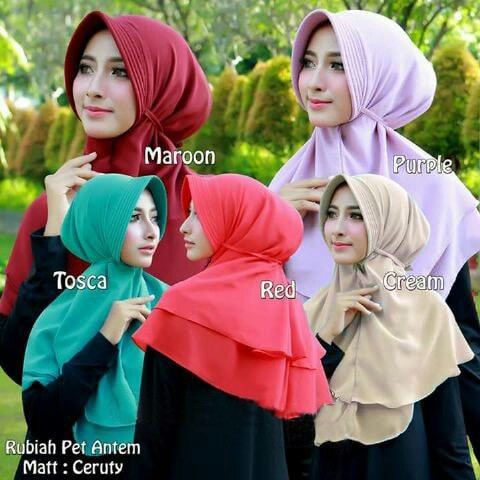 Khimar Rubiah Pet Antem Ceruti