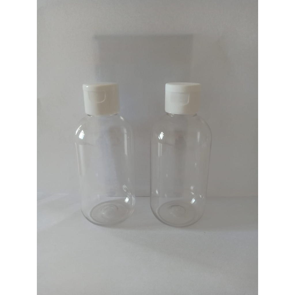 { paket isi 10pcs } BOTOL SBR 150ML FLIPTOP PUTIH BODY NATURAL